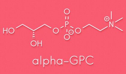 Alpha-gpc,(l-alpha,Glycerylphosphorylcholine,,Choline,Alfoscerate),Molecule.,Skeletal,Formula.