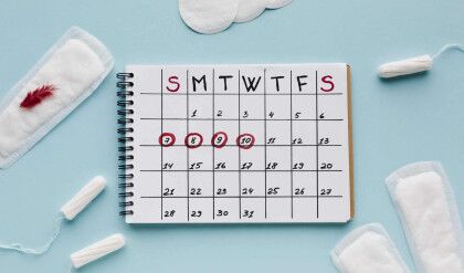 feminine sanitary products calendar