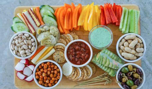 Vegetable,Crudites,And,Dips/,Vegetable,Platter,,Healthy,Eating